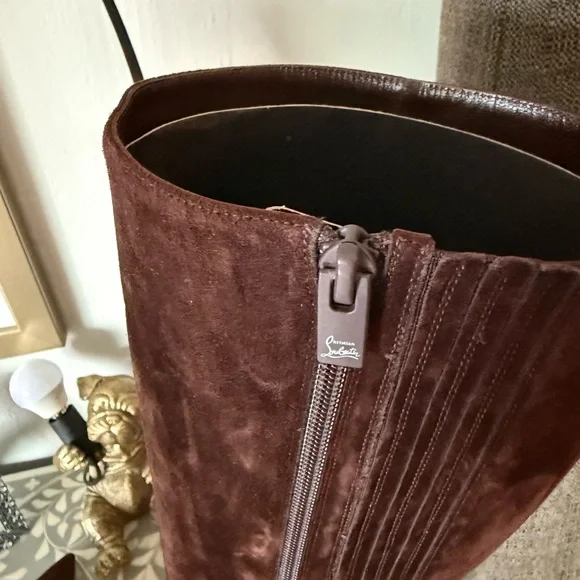 Christian Louboutin Suede So Kate 85 Boots - Picture 6 of 8